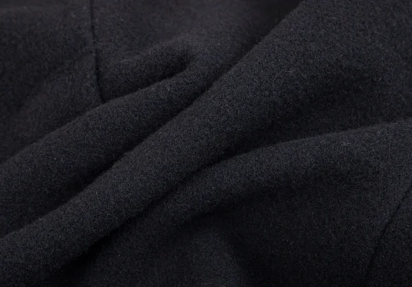 トリココムデギャルソンtricot COMME des GARCONS メルトンウールステンカラーロングコート 濃紺M位 K-102183_015