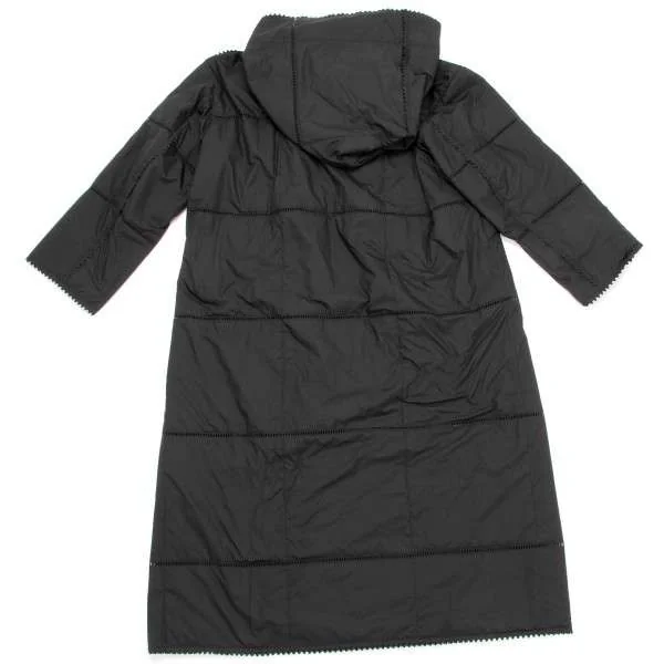 人気提案 イッセイミヤケISSEY MIYAKE フード付きカット刺繍ロングコート ジャケット・アウター