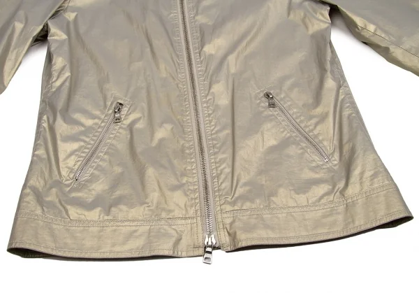 プラダスポーツPRADA SPORT メタリックジップアップブルゾン シャンパンゴールドM位 K-102202_010
