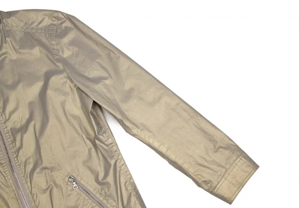 プラダスポーツPRADA SPORT メタリックジップアップブルゾン シャンパンゴールドM位 K-102202_007