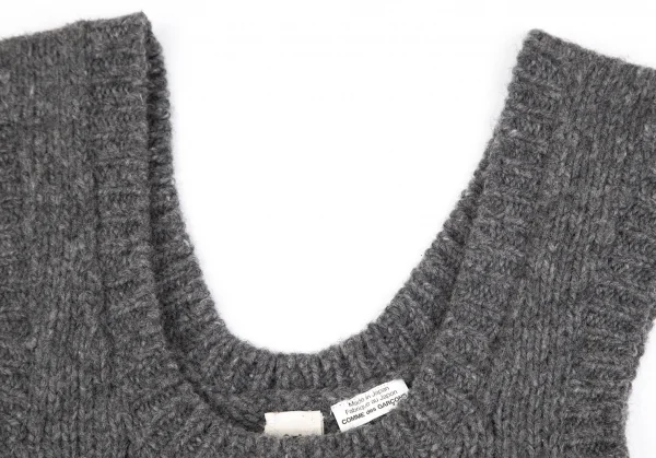 tao COMME des GARCONS Front Printed Knti Vest K-102204_003