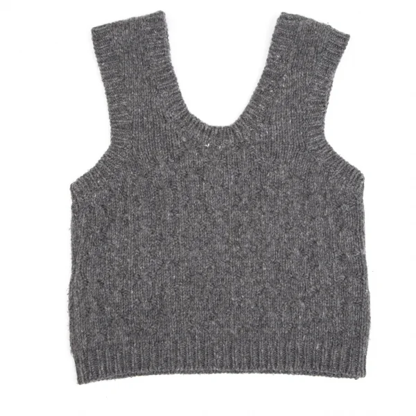 tao COMME des GARCONS Front Printed Knti Vest K-102204_008