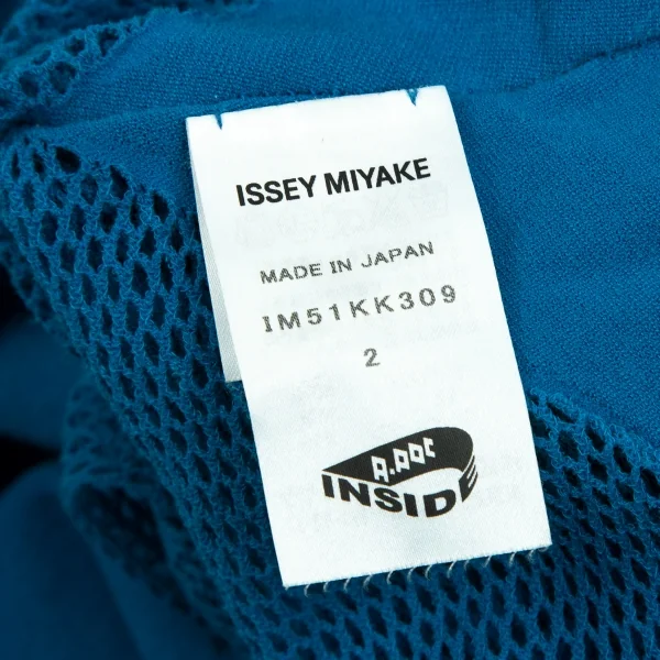 イッセイミヤケ エーポックISSEY MIYAKE A-POC ネット切替ドルマントップス 水色2 K-102226_015