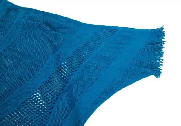 イッセイミヤケ エーポックISSEY MIYAKE A-POC ネット切替ドルマントップス 水色2 K-102226_005