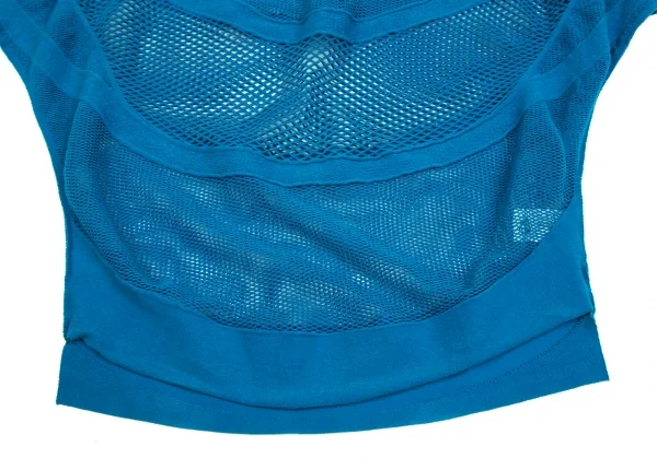 イッセイミヤケ エーポックISSEY MIYAKE A-POC ネット切替ドルマントップス 水色2 K-102226_007