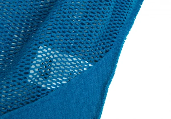 イッセイミヤケ エーポックISSEY MIYAKE A-POC ネット切替ドルマントップス 水色2 K-102226_009