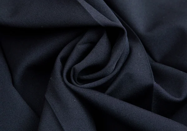 ローブドシャンブル コムデギャルソンrobe de chambre COMME des GARCONS ウールギャバプリーツフレアスカート ネイビーL K-102269_008
