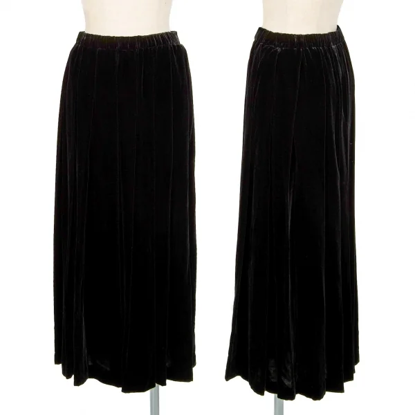 robe de chambre COMME des GARCONS Rayon Pile Skirt Black M (K-102270)