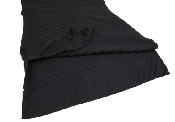イッセイミヤケ ミーISSEY MIYAKE me 矢絣プリーツワンピース 黒Free K-102307_007