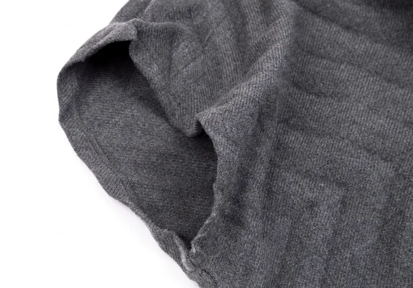 イッセイミヤケ ミーISSEY MIYAKE me 矢絣プリーツワンピース グレーFree K-102308_005