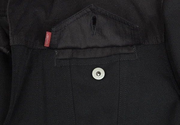 ジュンヤワタナベ マン コムデギャルソン×リーバイス  JUNYA WATANABE MAN COMME des GARCONS×Levi's 切替ウールギャバジャケット 黒L K-102323_005