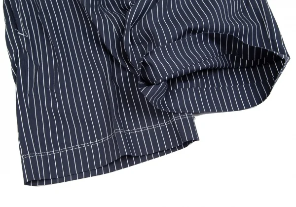 A Back Star Design Cotton Striped Shorts K-102370_011