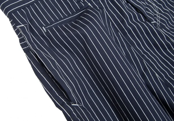 A Back Star Design Cotton Striped Shorts K-102370_007