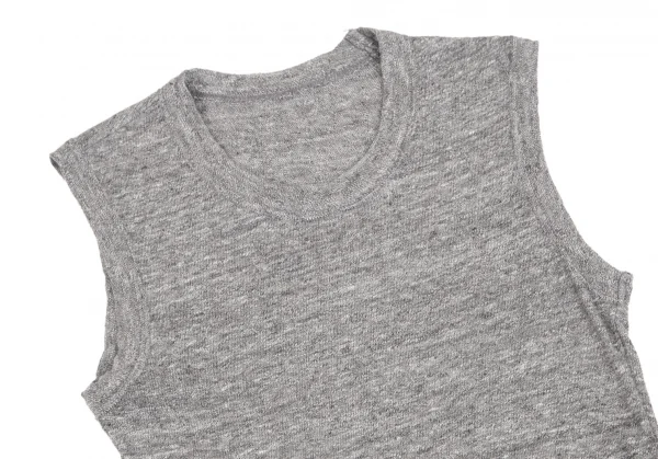 R by 45rpm コットンタンクトップ 杢グレー1 K-102373_003