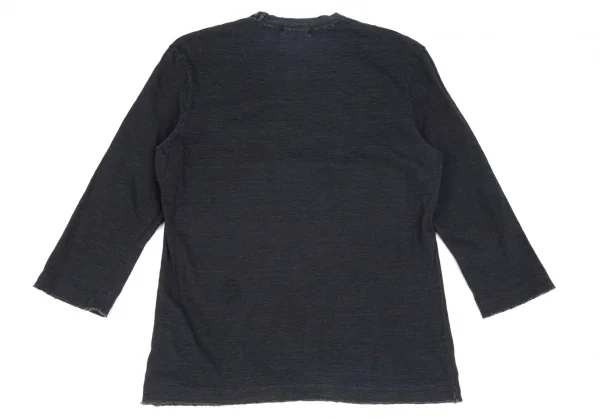 R by 45rpm Cotton Dyed 3/4 Sleeve T Shirt K-102375_012