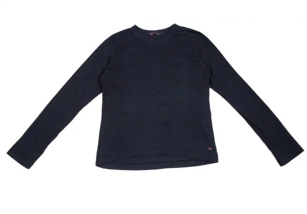 R by 45rpm コットン藍染めロングTシャツ インディゴ2 K-102376_002