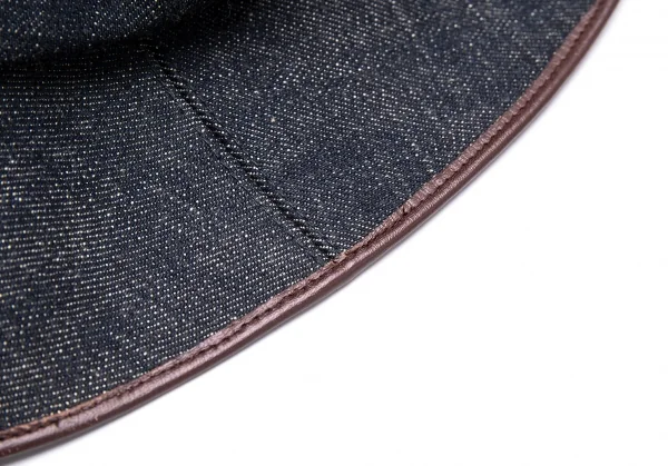 R by 45rpm コットン藍染めレザーパイピングハット 濃インディゴ K-102387_008