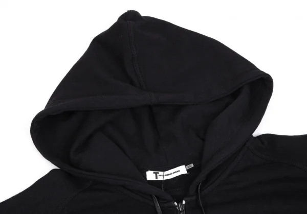 ティーバイアレキサンダーワンT by Alexander Wang コットンフーディーポンチョスウェット 黒XS K-102393_004