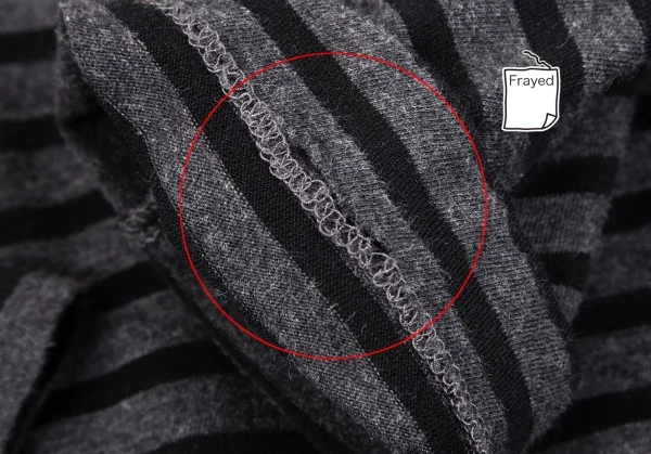 サカイラックsacai luck コットンボーダー切替カットソーワンピース グレー ダークグレー黒2 K-102395_008