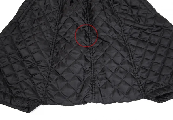 コムデギャルソン シャツ ガールCOMME des GARCONS SHIRT GIRL ポリ中綿ハーフサルエルパンツ 黒XS K-102412_008