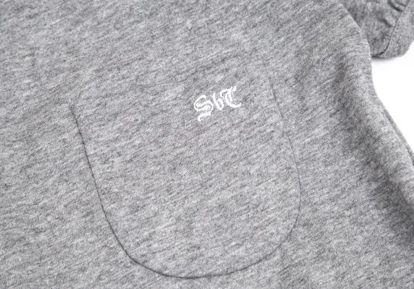 シーバイクロエSEE BY CHLOE ポケットロゴ刺繍パフスリーブTシャツ グレー38 K-102427_007