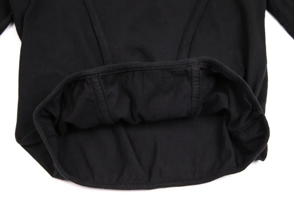 エムエム 6 メゾン マルタン マルジェラMM6 MAISON  Martin MARGIELA 前ポケットリブカットソー 黒S K-102431_011