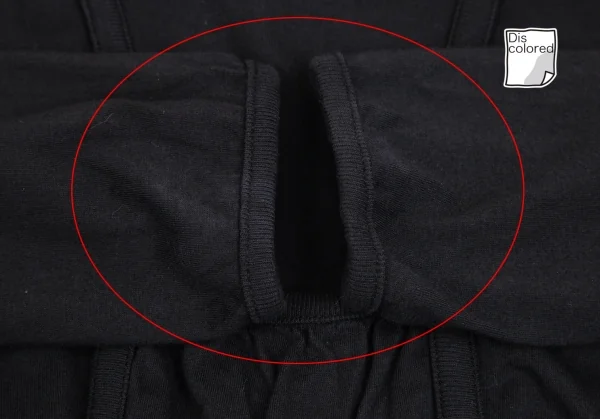 エムエム 6 メゾン マルタン マルジェラMM6 MAISON  Martin MARGIELA 前ポケットリブカットソー 黒S K-102431_006