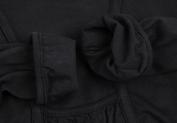 エムエム 6 メゾン マルタン マルジェラMM6 MAISON  Martin MARGIELA 前ポケットリブカットソー 黒S K-102431_007