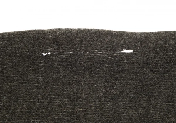 メゾン マルタン マルジェラMAISON Martin MARGIELA 6 バイカラーウールニットマフラー カーキ K-102433_005