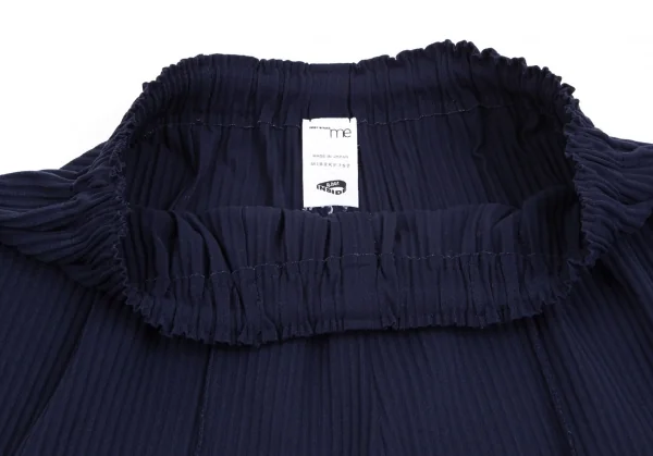 イッセイミヤケミーISSEY MIYAKE me A-POC INSIDE センターライン切替ワイドパンツ 紺Free K-102443_003