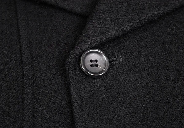 ジュンヤワタナベ コムデギャルソンJUNYA WATANABE COMME des GARCONS ウールピリング加工フラップポケットPコート 黒S K-102451_005