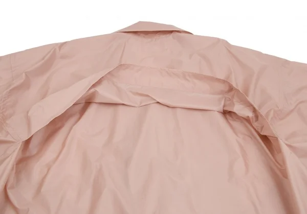 プリーツプリーズPLEATS PLEASE ライトウインドナイロンコート ピンクFree K-102455_016