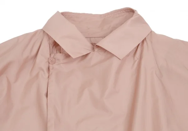 プリーツプリーズPLEATS PLEASE ライトウインドナイロンコート ピンクFree K-102455_007