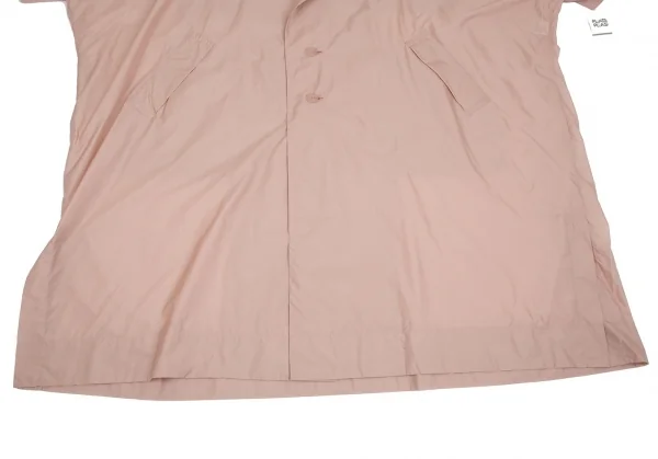 プリーツプリーズPLEATS PLEASE ライトウインドナイロンコート ピンクFree K-102455_008
