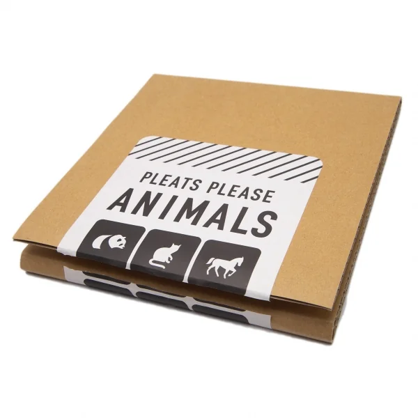 新品!プリーツプリーズPLEATS PLEASE ANIMALS ノベルティポストカード 白 K-102458_005