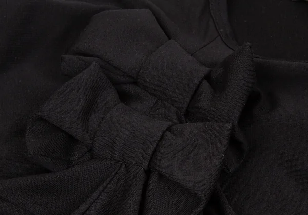 ジュンヤワタナベ コムデギャルソンJUNYA WATANABE COMME des GARCONSリボンデザイン変形トップス 黒M K-102466_004