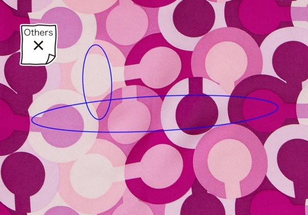 コーチCOACH オプアートシルクスカーフ ピンク紫 K-102476_004