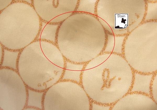 アニエスベーagnes b.VOYAGE ドットプリントラミネートキャンバストートバッグ ベージュ K-102477_003