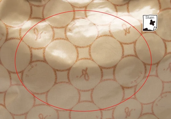 アニエスベーagnes b.VOYAGE ドットプリントラミネートキャンバストートバッグ ベージュ K-102477_007