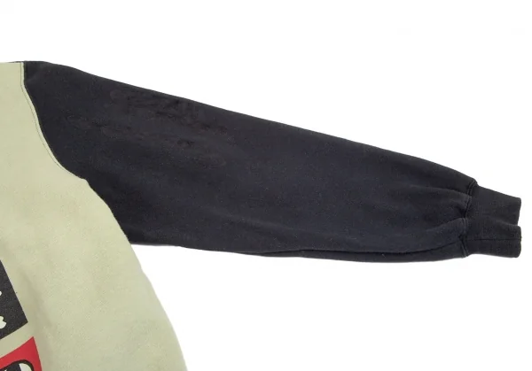 ジュニアゴルチエJUNIOR GAULTIER フロントグラフィックプリントスウェット ライトグリーン黒48 K-102478_004