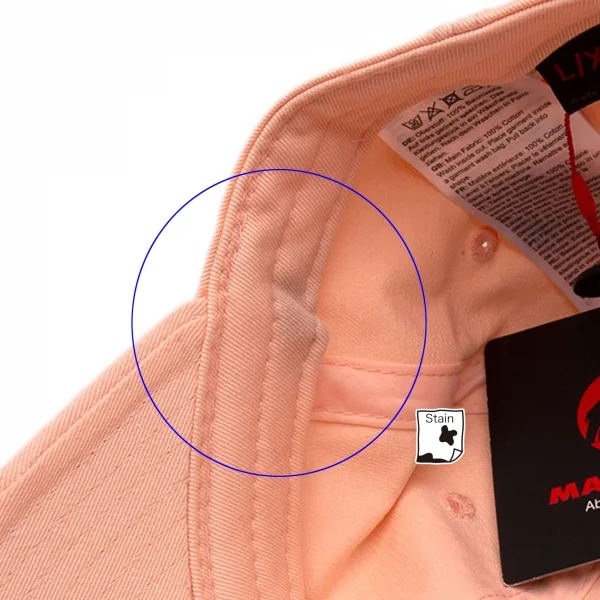 マムートMAMMUT マンモスロゴ刺繍ベースボールキャップ ピンクベージュL/XL K-102484_010