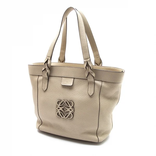 ロエベLOEWE フスタ アナグラムレザートートバッグ ベージュ K-102505_001