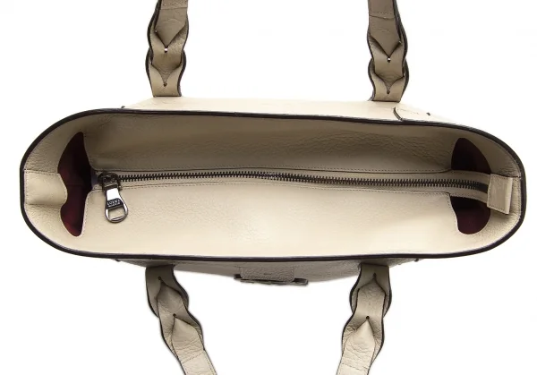 ロエベLOEWE フスタ アナグラムレザートートバッグ ベージュ K-102505_012
