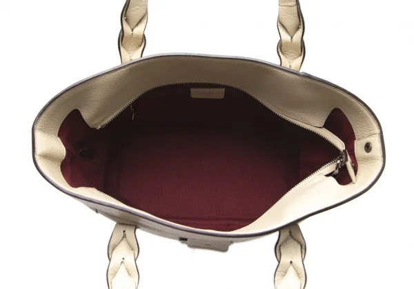 ロエベLOEWE フスタ アナグラムレザートートバッグ ベージュ K-102505_014