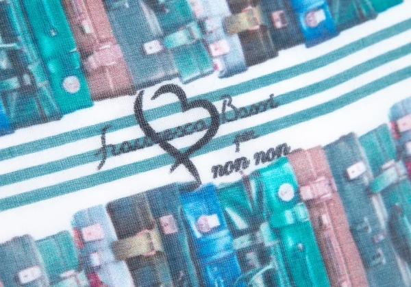 マドモアゼルノンノンMademoiselle NON NON フランチェスカバッシ別注トラベルプリントスカーフ マルチ K-102514_003