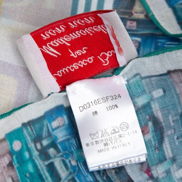 マドモアゼルノンノンMademoiselle NON NON フランチェスカバッシ別注トラベルプリントスカーフ マルチ K-102514_007