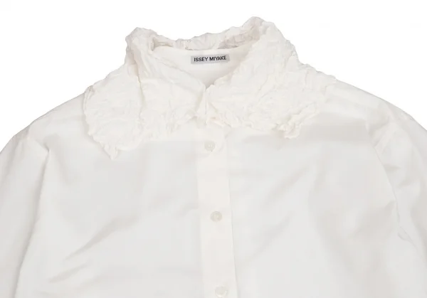 ISSEY MIYAKE Cauliflower Collar Long Sleeve Shirt K-102531_003