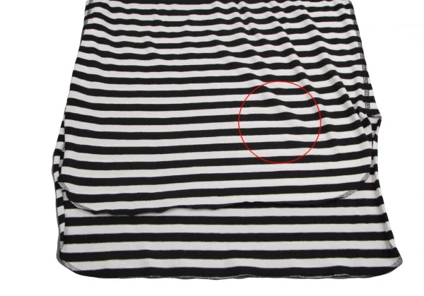 サイトs'yte コットンボーダーヘンリーネックロングカットソー 白黒S K-102585_011