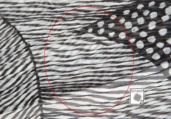 プリーツプリーズPLEATS PLEASE ネイティブプリントプリーツスクエアポンチョ 白黒黄F K-102618_005