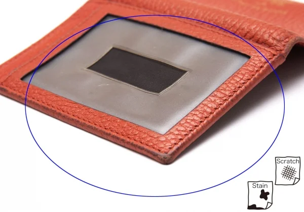 グッチGUCCI シュリンクレザーカードケース 朱赤 K-102644_008